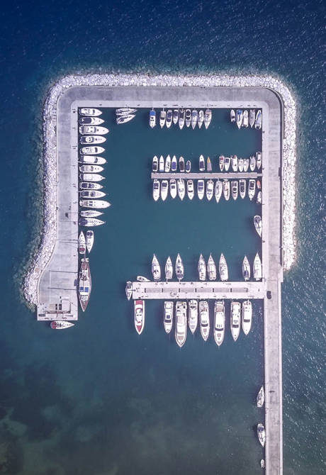 Miraggio Thermal Spa Resort marina top-down